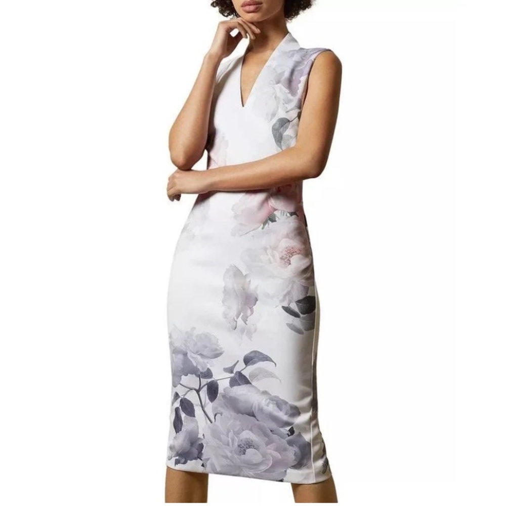 Ted Baker White Floral Dress